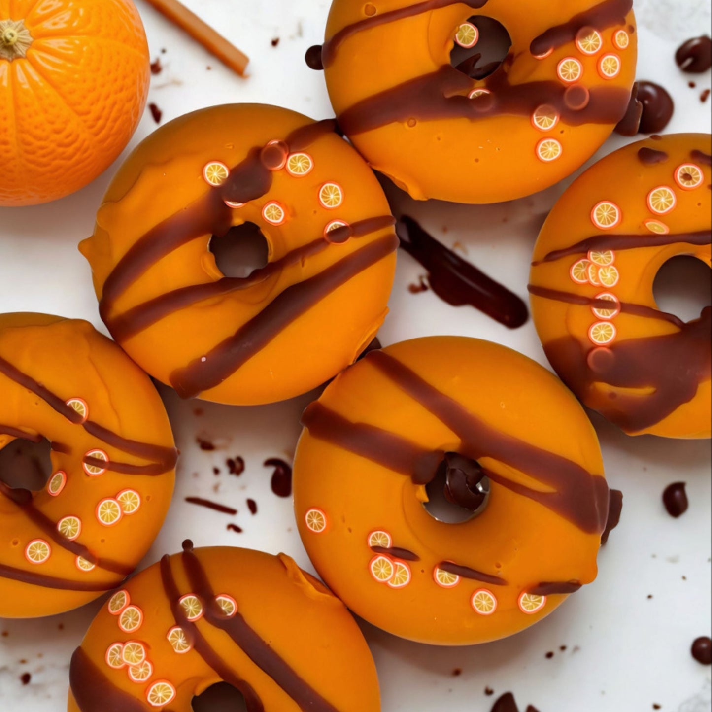 CHOC ORANGE DONUT