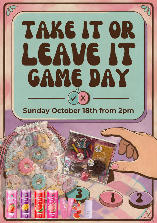 GAME DAY 18th OCTOBER 2026 2pm- TAKE IT or LEAVE IT
