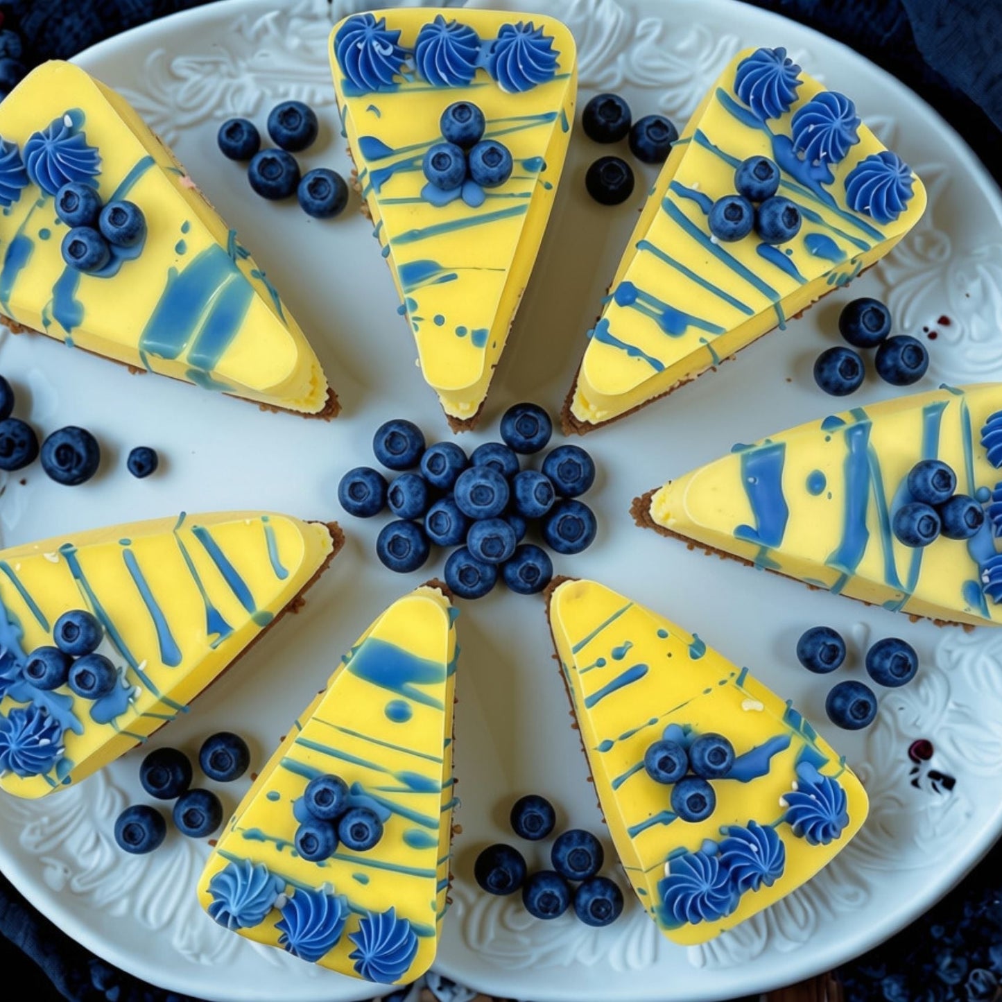 CHEESECAKE SLICE - BLUEBERRY