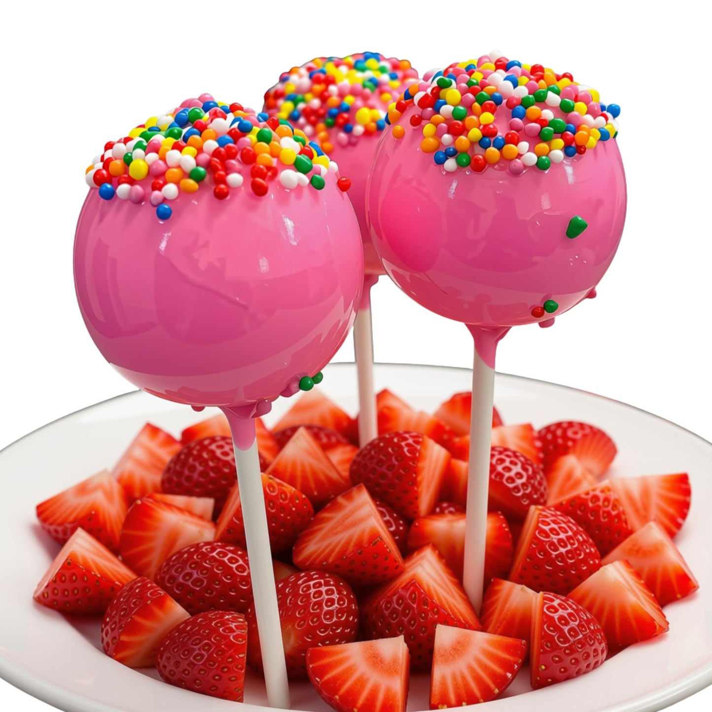 STRAWBERRY CAKE POP